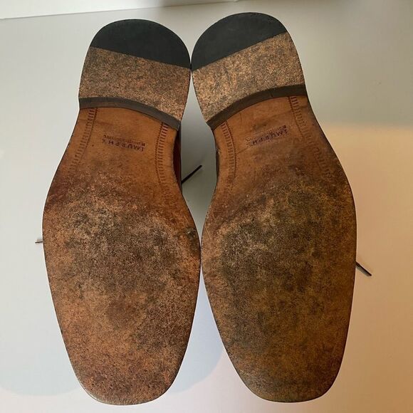 Mens Johnson and Murphy Brown Leather Oxford shoes